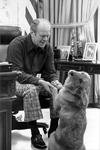 President Ford and his dog Liberty