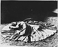 H0048-1. Betty Bloomer Warren dancing in "Fantasy". 1945.