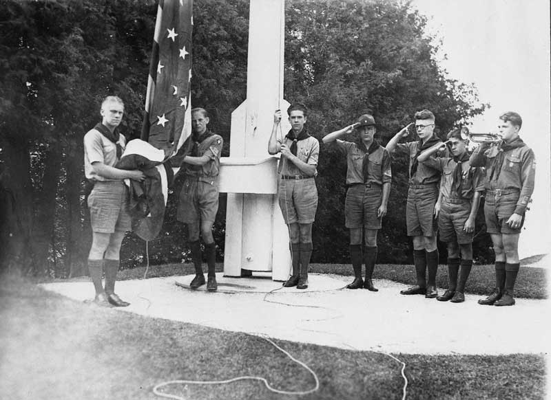 Ford with Scouts
