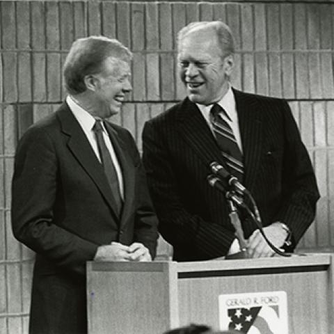 Ford and Carter at the All-Democracies Conference