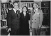 H0043-2. Gerald R. Ford, Jr., poses with Mr. and Mrs. Gerald R. Ford, Sr., while celebrating his victory in the 1948 Republican Primary. September 15, 1948.