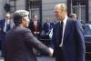 A4878-27. President Ford escorts Helmut Schmidt, Chancellor of the Federal Republic of Germany, to his limousine after a luncheon meeting at the American Embassy Residence. A4878-27. President Ford escorts Helmut Schmidt, Chancellor of the Federal Republic of Germany, to his limousine after a luncheon meeting at the American Embassy Residence.