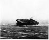 AV82-203-021. The USS Monterey founders during a typhoon in December 1944. Gerald R. Ford served aboard the Monterey from June 17, 1943 to the end of December 1944. He served as director of physical training, a gunnery officer, and an assistant navigator.