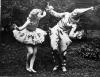 H0048-3. Betty (left) and Mary Snapp in "Scenes from Scaramouche" at a Calla Travis School of Dance annual May Dance. Grand Rapids, Michigan. 1936. 