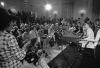 A0512-17A. Betty Ford hosts her first press conference as First Lady in the White House State Dining Room.  September 4, 1974.