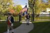 Parade into the Ford Memorial site by Sons of the American Revolution.