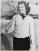 H0002-4. Betty Bloomer at the Kent Country Club, Grand Rapids, MI. 1935.