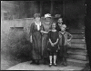 H0018-3. Gerald R. Ford, Jr. poses with his cousins Gardner James and Adele Elizabeth James; his aunt Tannisse Ayer James and another woman, possibly Adele Augusta Ayer Gardner.