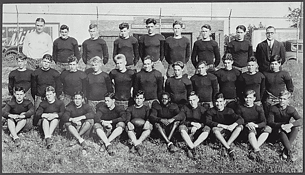 H0014-3. 1930 South High School football team, Grand Rapids, MI. 1930.