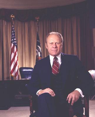 A8509. Second official portrait of President Gerald R. Ford. February 25, 1976.