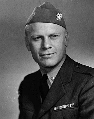 H0016-2. Lieutenant Commander Gerald R. Ford, Jr. 1945.