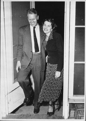 H0039-1. Gerald Ford and Betty. 1948.
