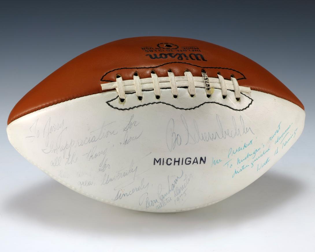 Michigan Football signed to Gerald R. Ford