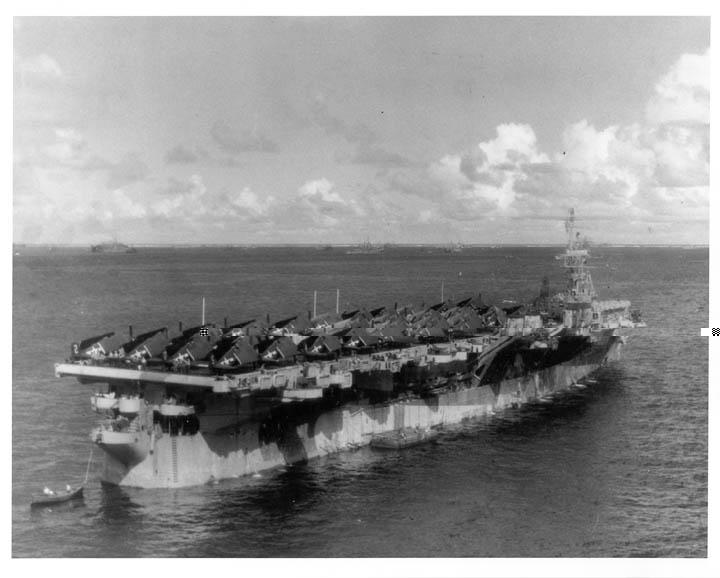 AV90-10-59. The USS MONTEREY, ca. 1944.