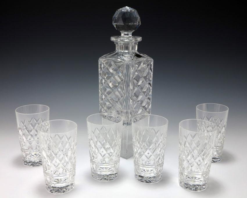 Glasses and decanter (Belgium)