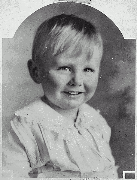 H0003-4. Gerald R. Ford, Jr. (then known as Leslie Lynch King, Jr.). 1915. Note - There is some question as to whether this is really Gerald R. Ford. It may be his half-brother Tom Ford, in which case the date would be ca. 1920.