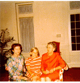 H0072-8. Susan Ford, Betty Ford and Dorothy Gardner Ford seated on a couch. 1967.